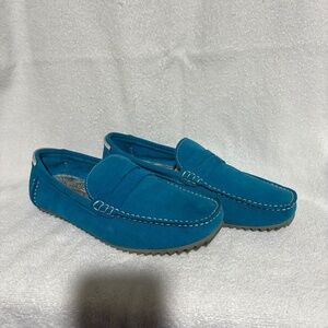 Ocean & Coast - Teal/Blue Suede Loafers - Size 9